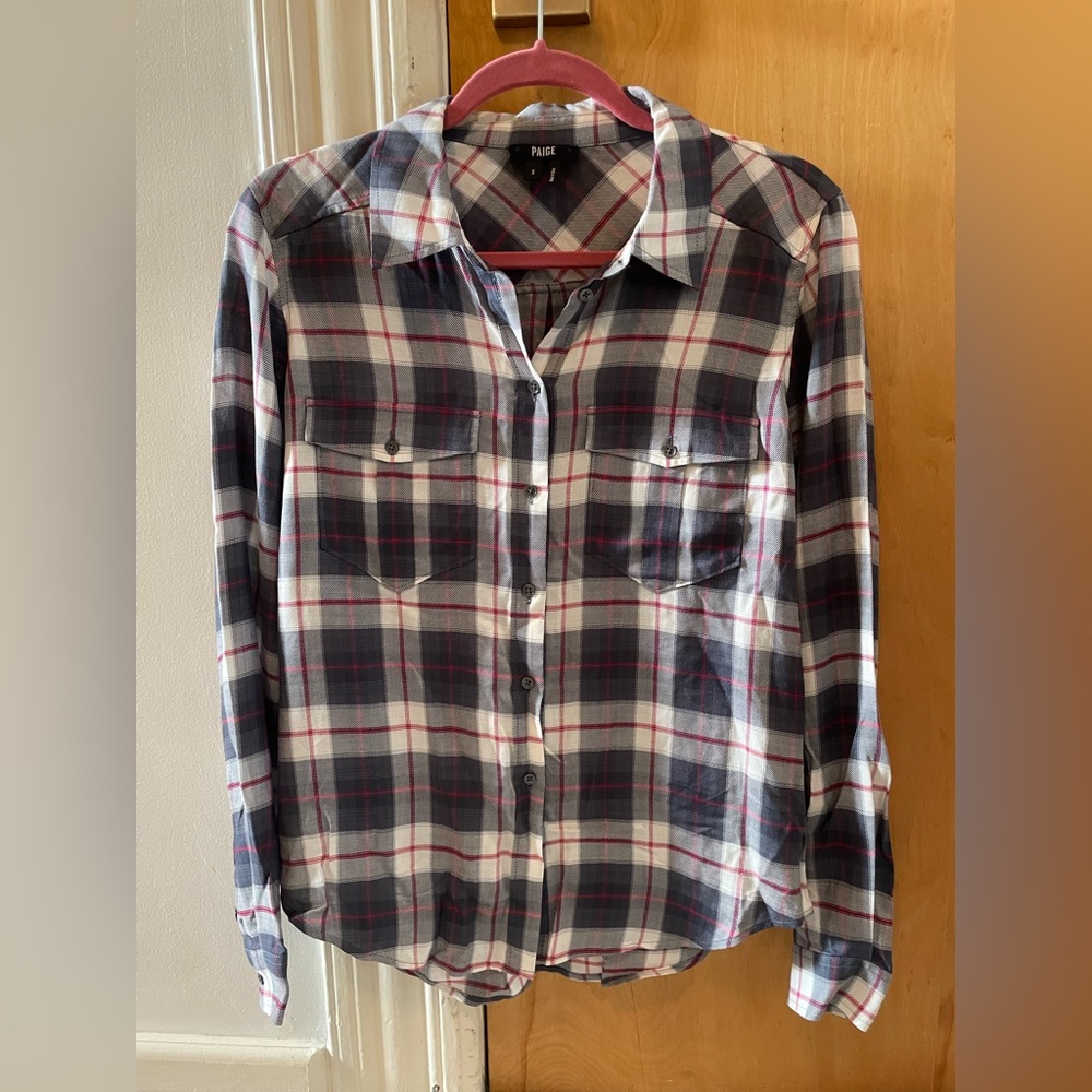 Plaid blouse